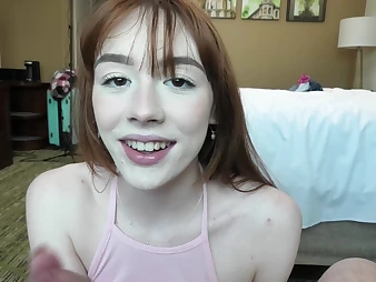 Beamy titted 19 yr grey ginger stars relating to her debut porn vid