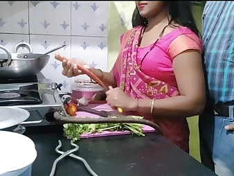 Observe Mumbai Ashu, the Indian daughter, spray while getting her fat cupcakes and butt penetrated in the kitchen