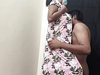 Desi aunty with a big arse & hatch gives her tenant the oral job he thirsts