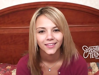 Watch Ashlynn Brooke's debut porno movie as she takes on a ample shaft in Pov