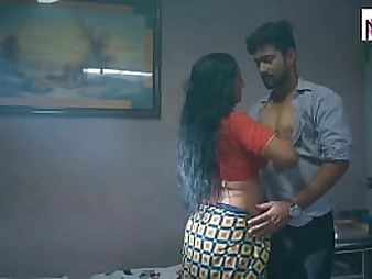 Stepbrother lures Indian sizzling babe and fucks her cock-squeezing caboose from behind in steaming homemade Hindi flick