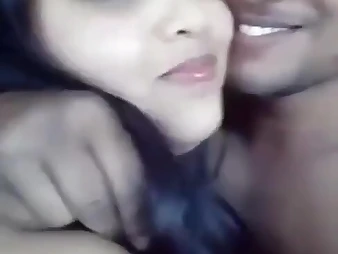Hot Desi GF and BF shot a wild and steamy coition session with a hot twist