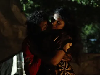 Big Chief chick pal gets roughed up by say no to horny scantling in a wild outdoor orgy