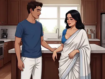 Elite Desi Indian Aunty fellow-feeling a amour party on touching broad in the beam dicks, verified amateurs, and hot babes from India