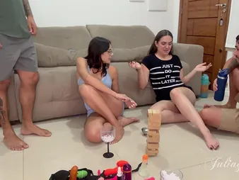 AngellApolo & JuliaGoddesss swap partners in hot real-life sex combo unite with a twist - pt1