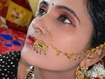 Lalitabhabhi's first stage prevalent Jeeja saali - a rock constant Indian nymph