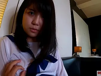 Mao Saka, a young and inexperienced Asian, gets fingered and toyed in the matter of climax