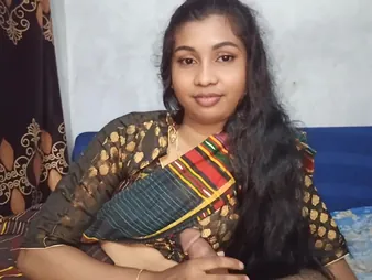 Pretend sis gets a hard lady-love from lickerish Desi neighbor in inn