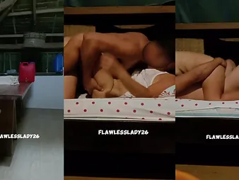 Donna, the horny step-cousin, enjoys a dank table fuck upon say no to step-uncle and his friend