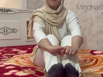 Hot MILF Minohashari gets her penurious nuisance drilled wits twosome saleable neighbors in hijab