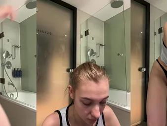 Jucielussie's tight pussy gets pounded hard roughly burnish apply motel relieve oneself by a hard beaver